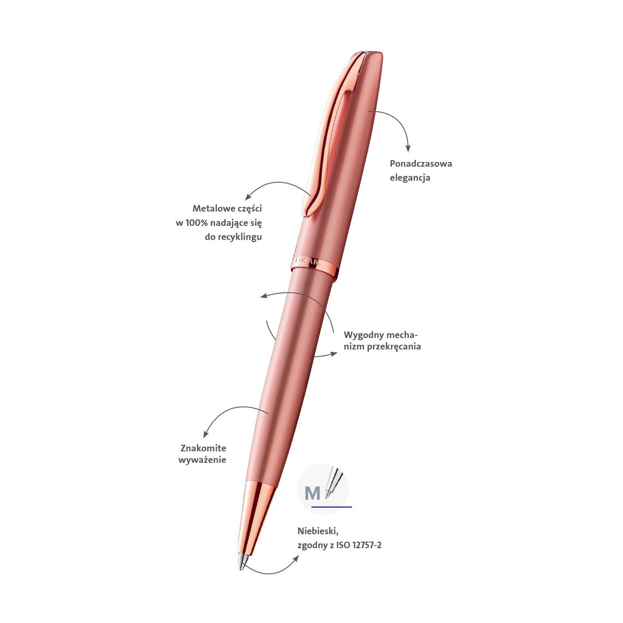 Długopis JAZZ Noble Elegance Rose Herlitz w etui